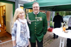 Undine Stiwich und Gilde-Präsident Pils